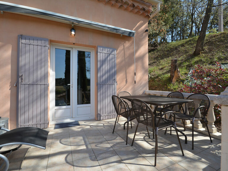 Chez Monique & Sa Fille à Bédoin - Chambre Twin Marine avec kitchenette