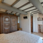 Chez Monique & Sa Fille à Bédoin - Chambre Twin Marine avec kitchenette