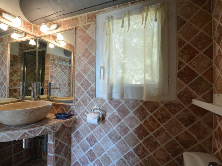 Chez Monique & Sa Fille à Bédoin - Chambre Twin Marine avec kitchenette